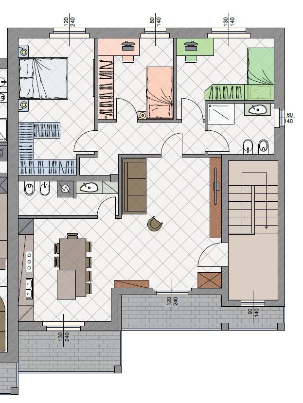 Appartamento in vendita a Rottofreno, San Nicol