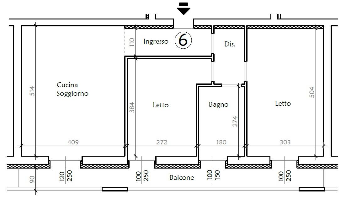 Appartamento in vendita a Piacenza, Belvedere