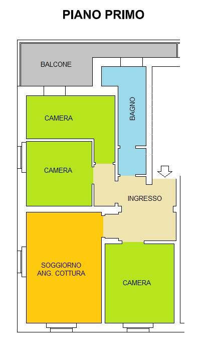 Appartamento in affitto a Piacenza, B.ra Torino