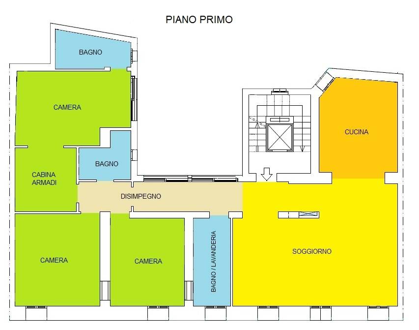 Appartamento in vendita a Piacenza, Centro storico