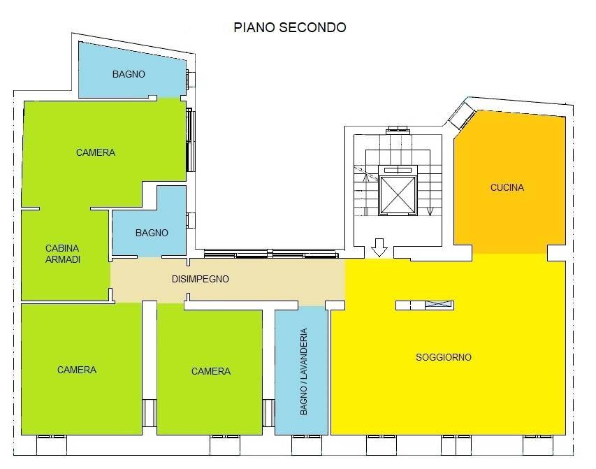 Appartamento in vendita a Piacenza, Centro storico