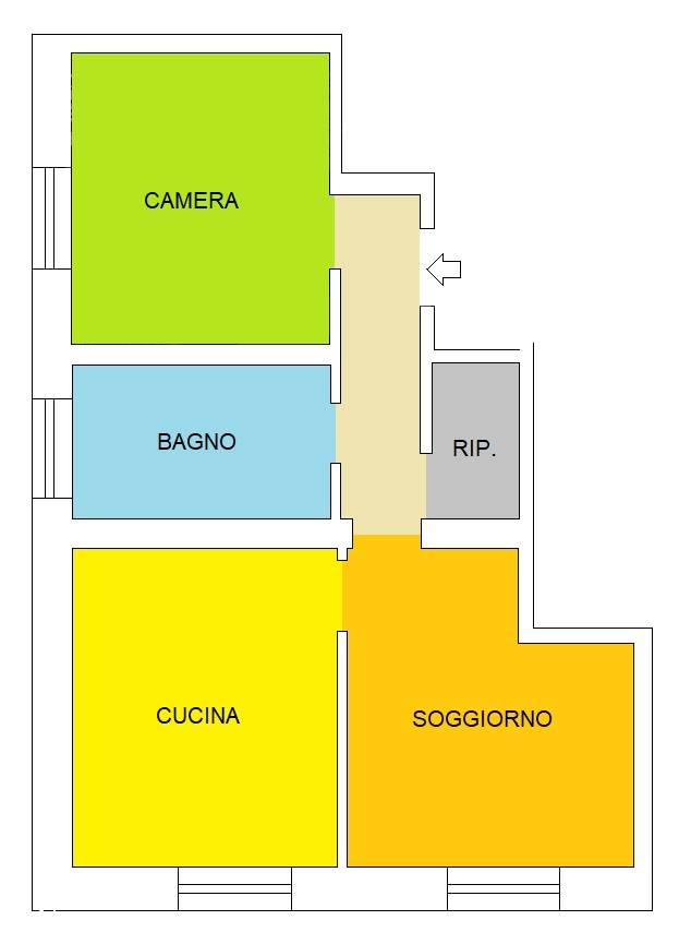 Appartamento in affitto a Piacenza, Centro storico