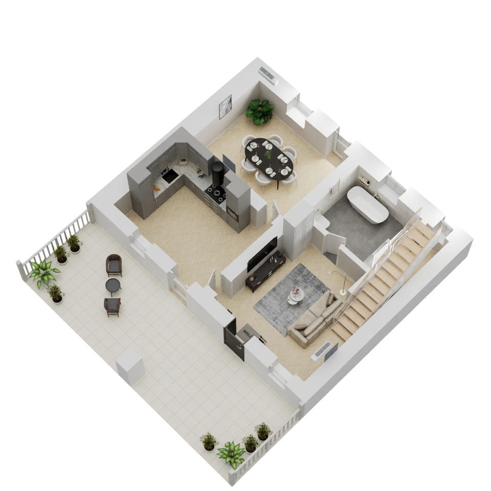 Rustico con giardino in via xxiv maggio, Longhena