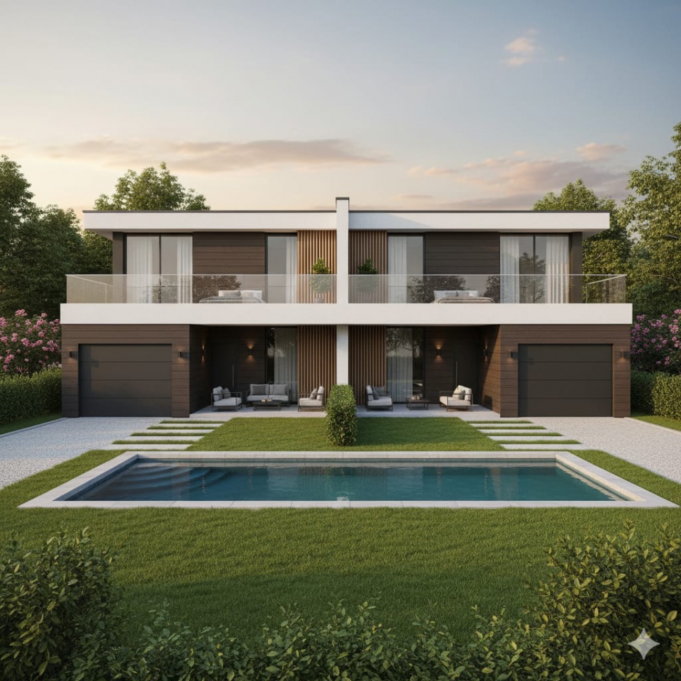 Villa con giardino a Flero