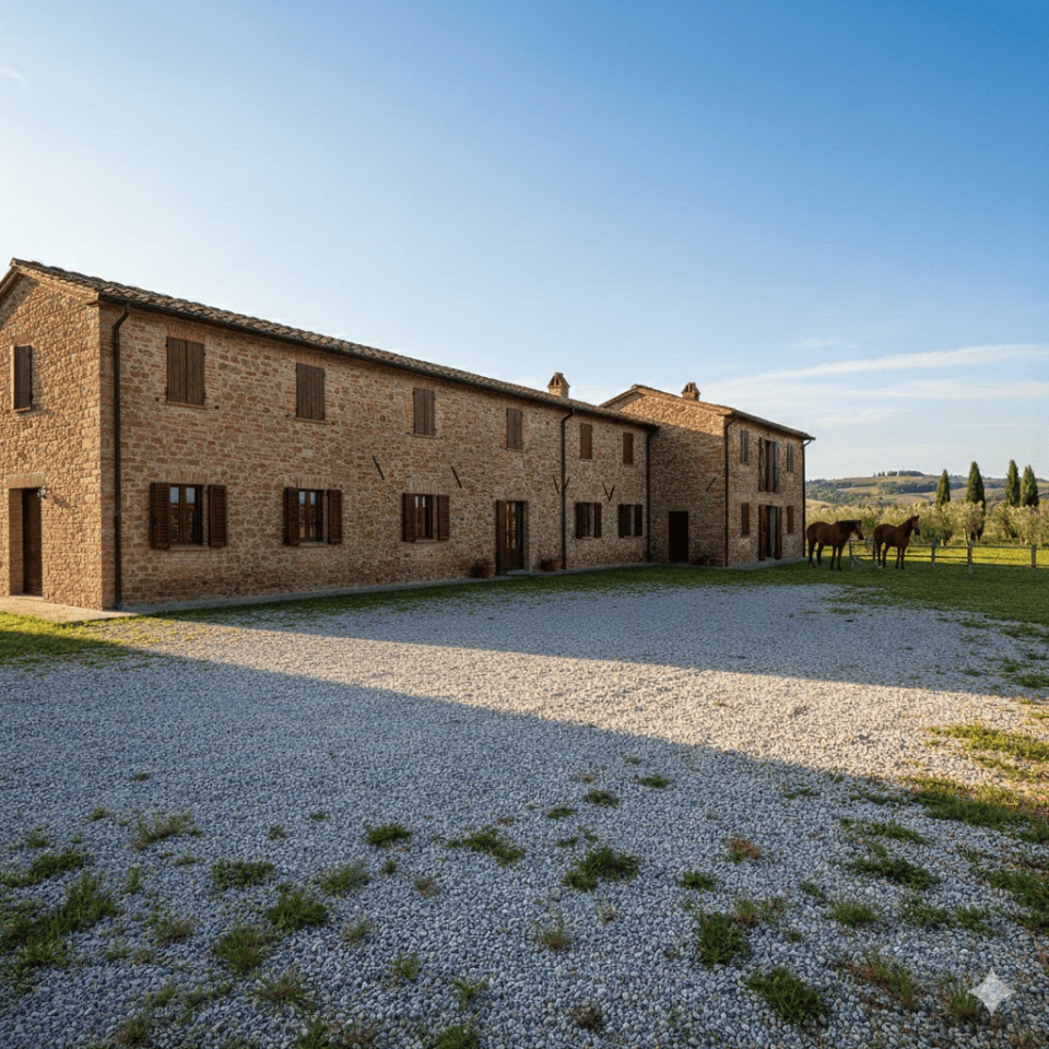 Rustico con giardino a Dello