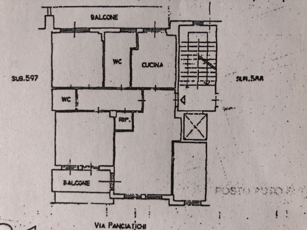 Appartamento con terrazzo in via panciatichi, Firenze