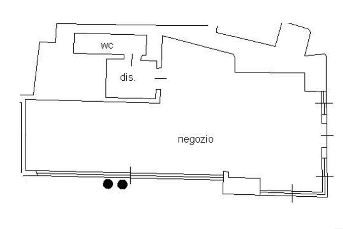 Negozio in affitto a Bergamo, Centrale