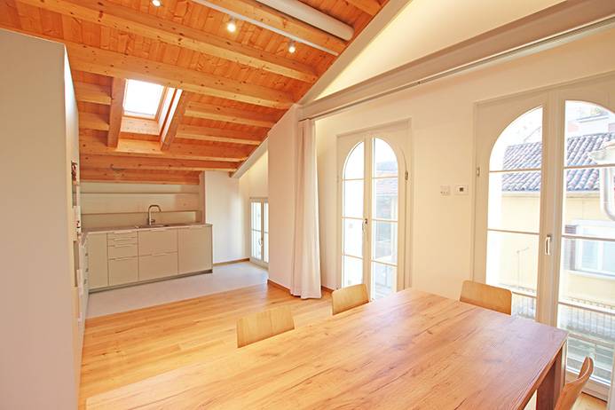 Attico in affitto a Bergamo, Centrale