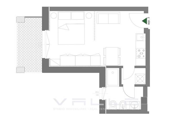 Appartamento in vendita a Bergamo, Centrale