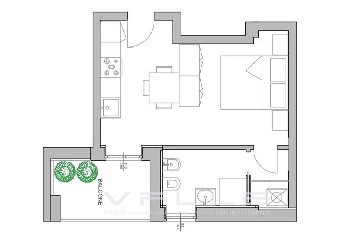 Appartamento in vendita a Bergamo, Centrale