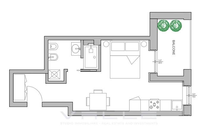 Appartamento in vendita a Bergamo, Centrale