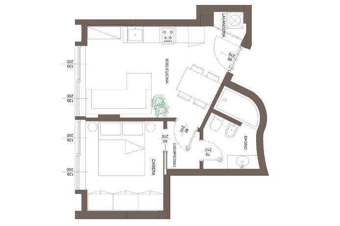Appartamento in vendita a Bergamo, Centrale
