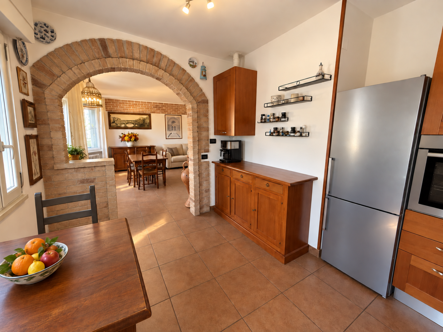 Quadrilocale con terrazzo a Cascina