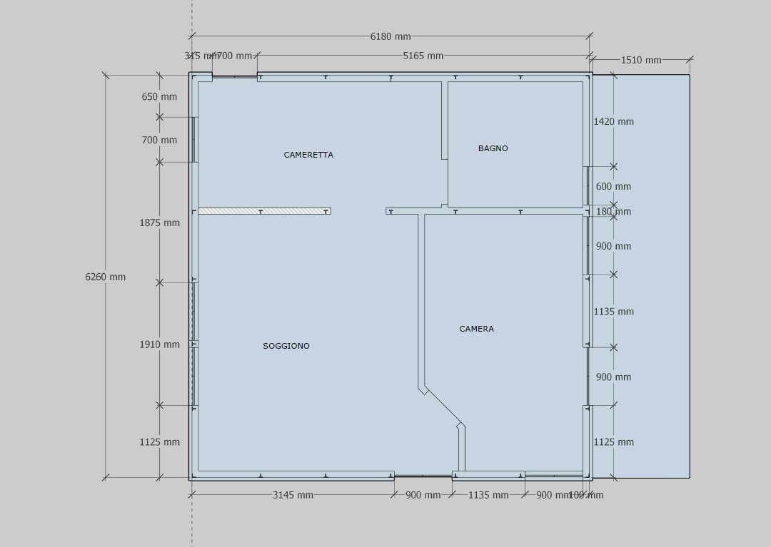 Villa con giardino in via san giorgio, Vezzi Portio