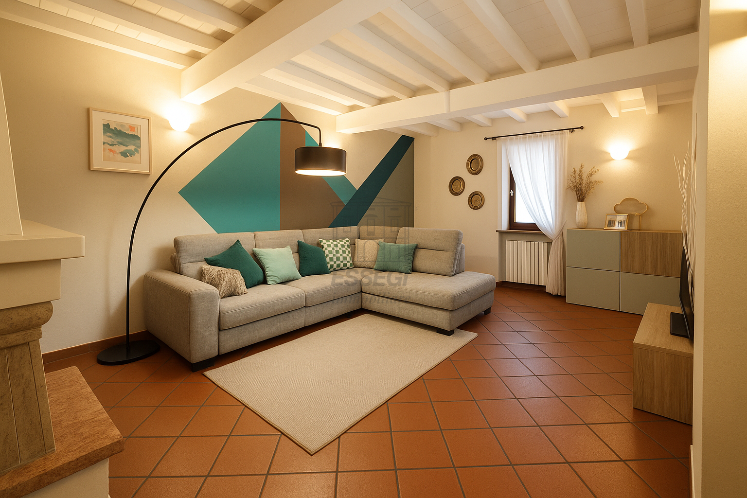 Trilocale con giardino in via dei malfatti pieve san paolo 51, Lucca