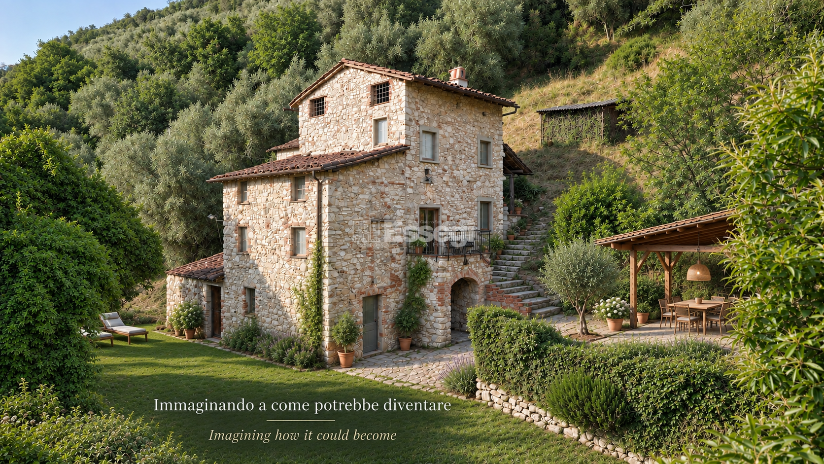 Casa indipendente da ristrutturare in domazzano 8, Borgo a Mozzano