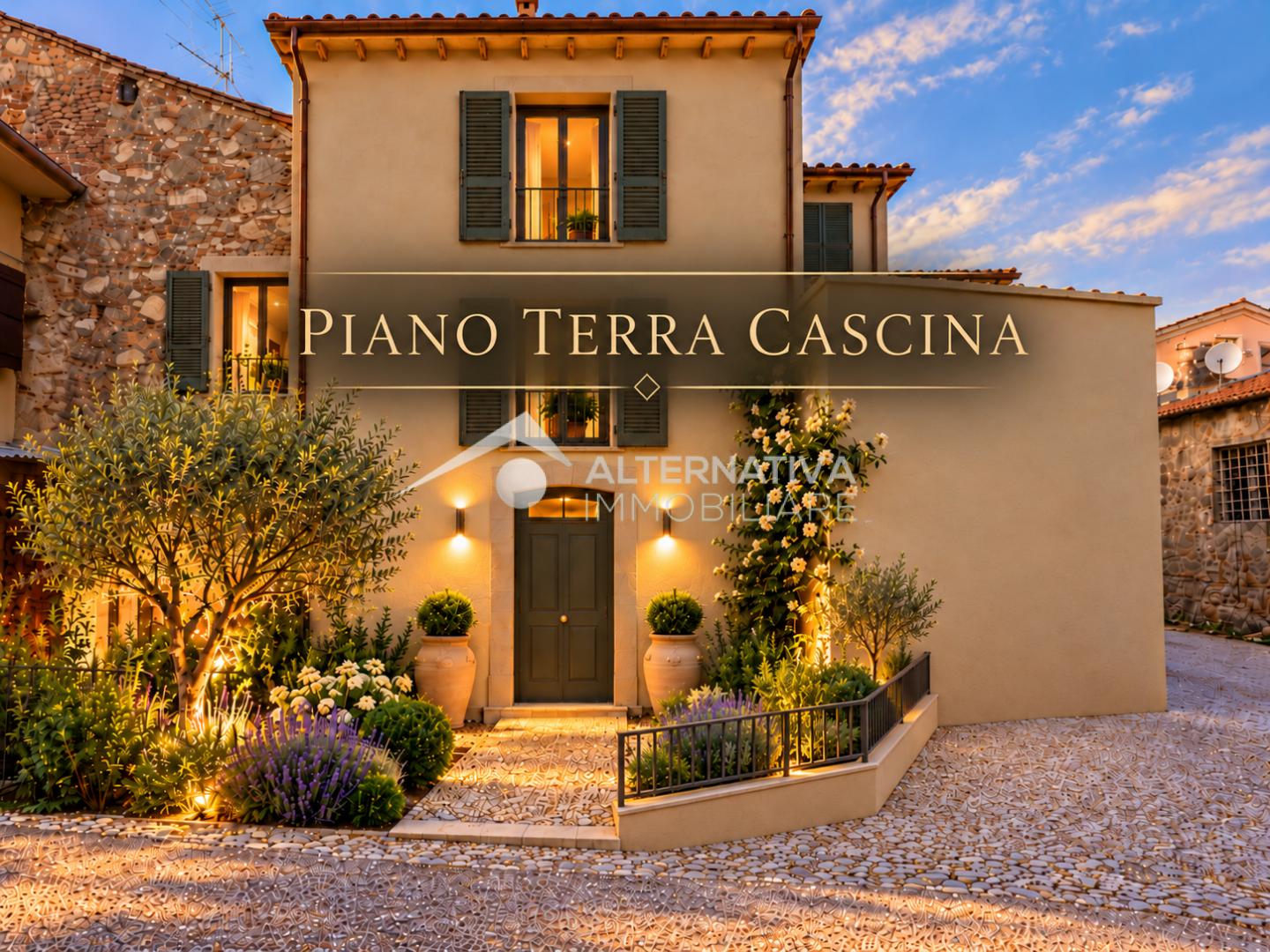 Appartamento con giardino a Cascina