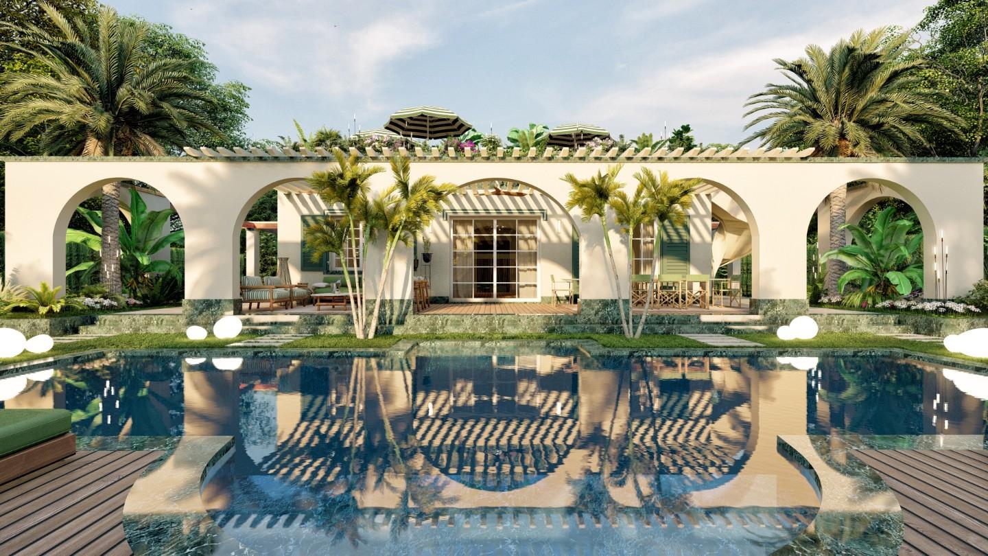 Villa con giardino a Forte dei Marmi