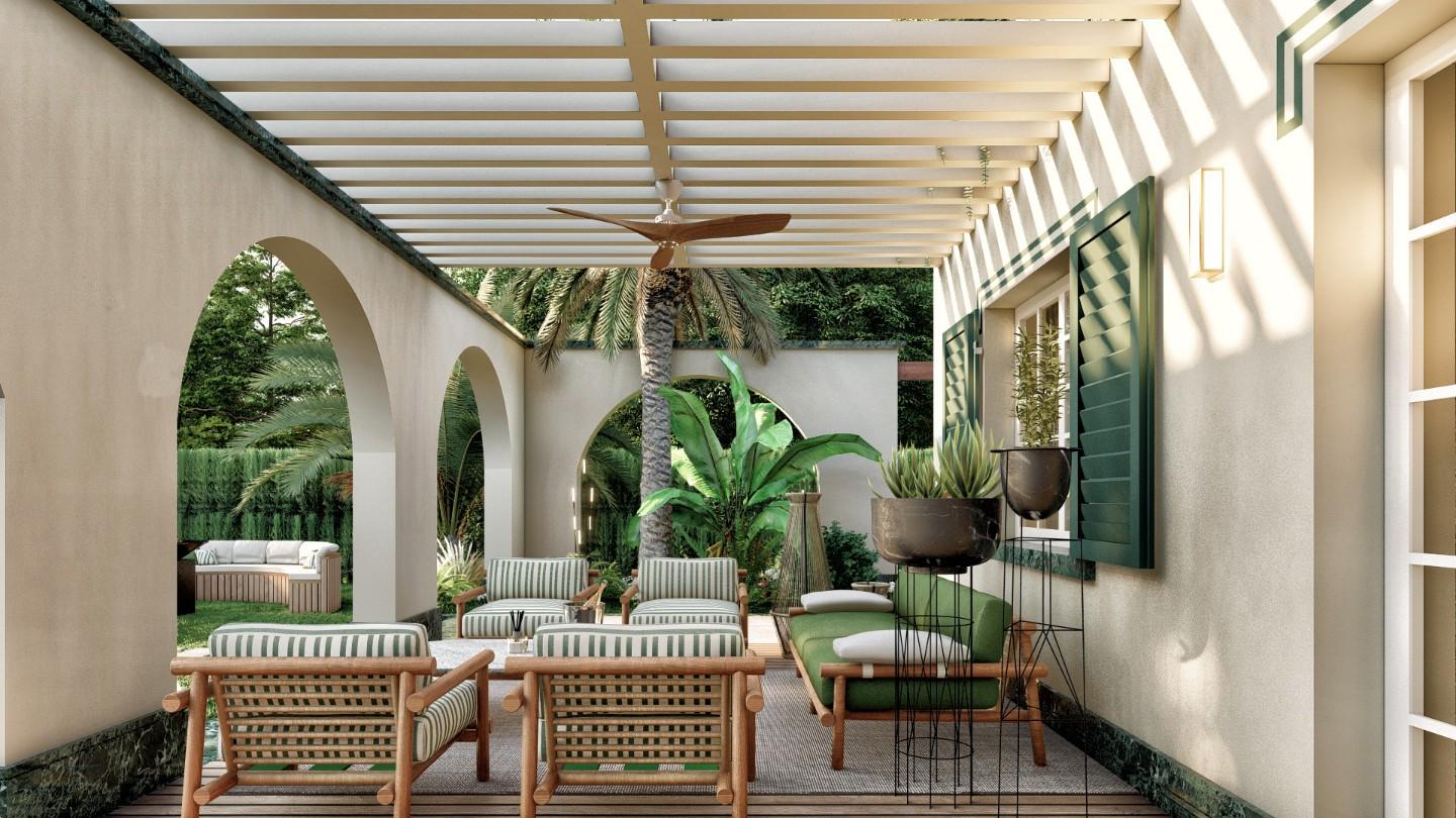 Villa con giardino a Forte dei Marmi