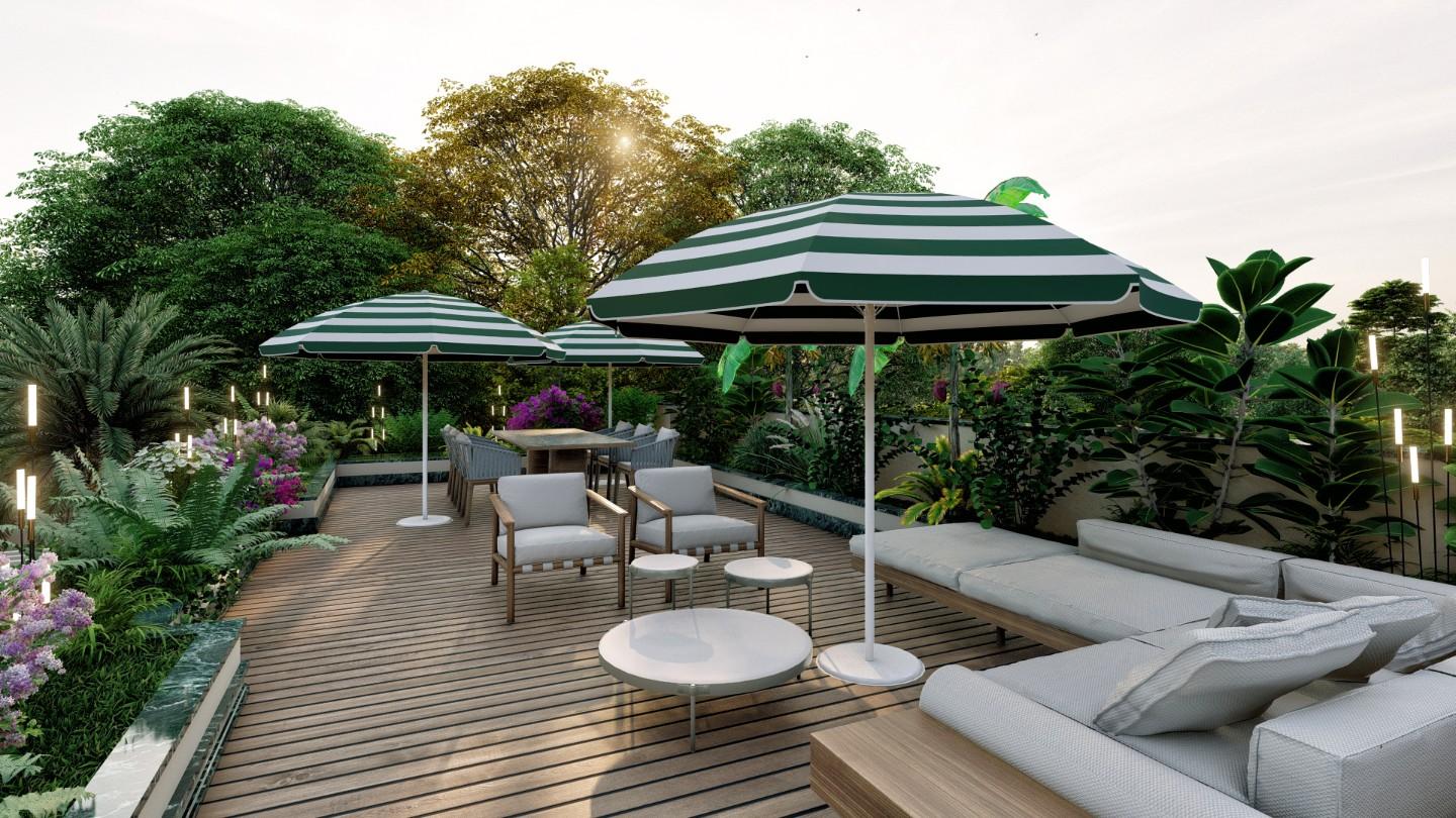 Villa con giardino a Forte dei Marmi