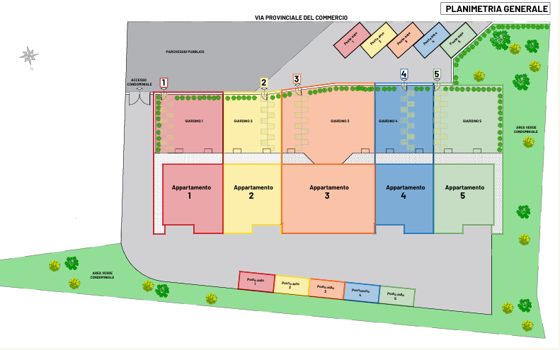 Appartamento con giardino, Fauglia acciaiolo