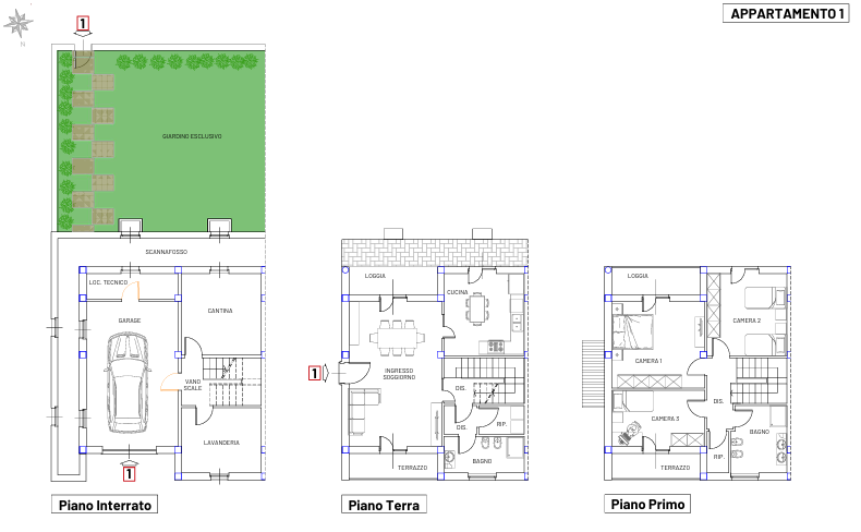 Appartamento con giardino, Fauglia acciaiolo