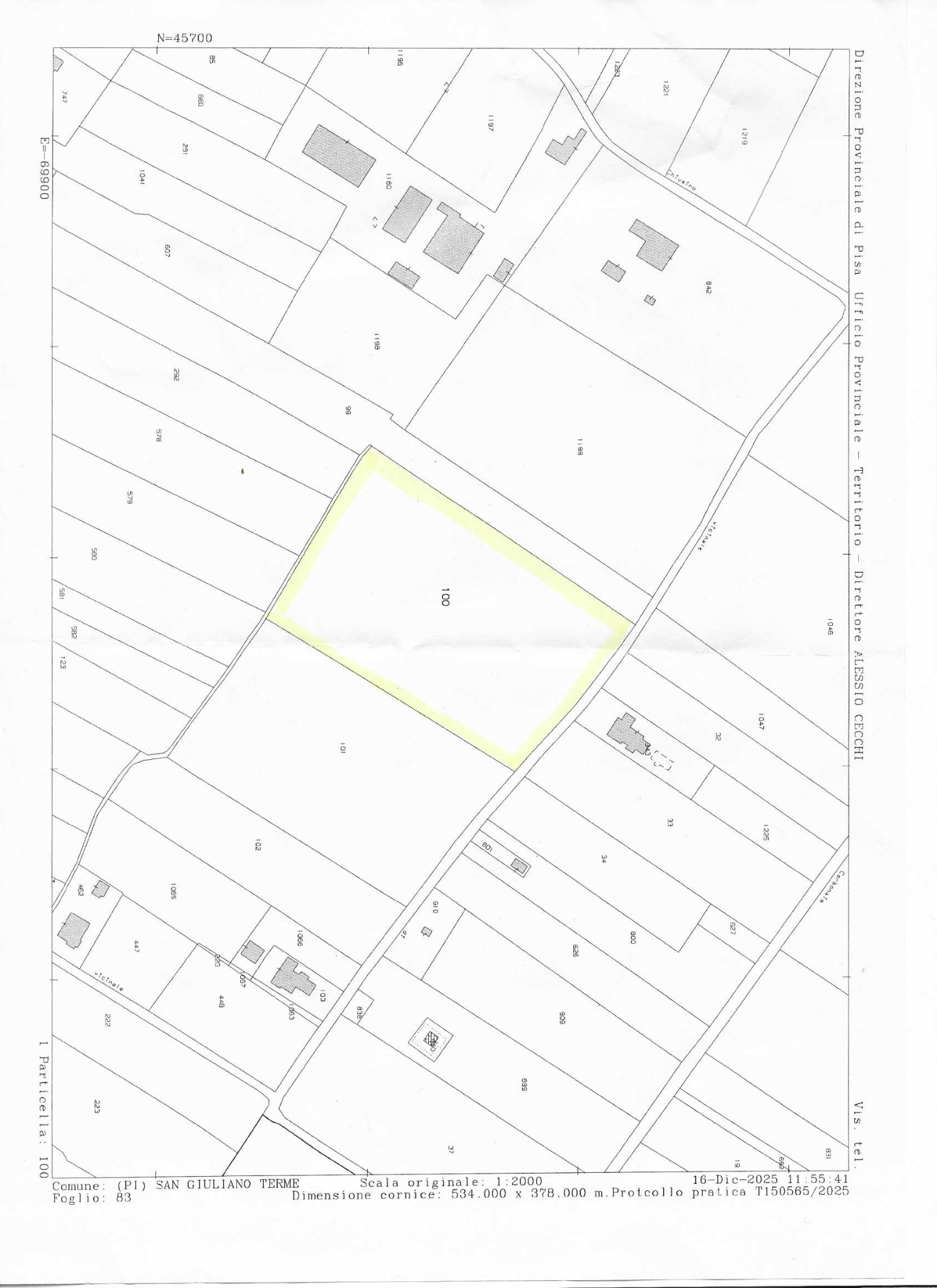 Terreno Agricolo in vendita, San Giuliano Terme colignola