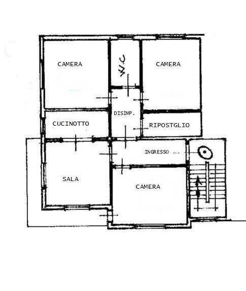 Quadrilocale con terrazzo a Vecchiano