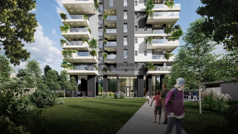 Trilocale con terrazzi a Brescia