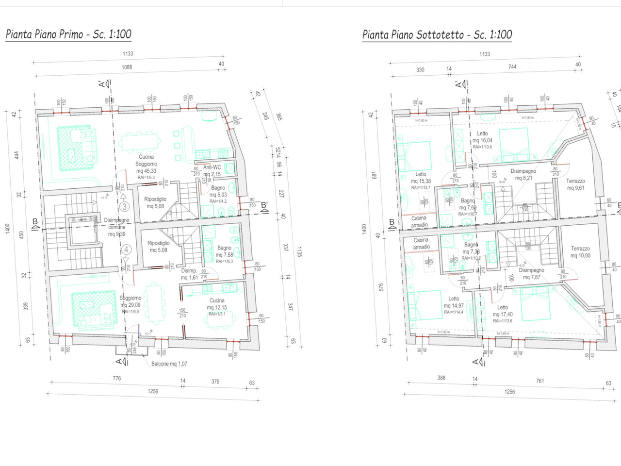 Appartamento classe A1 a Luzzara