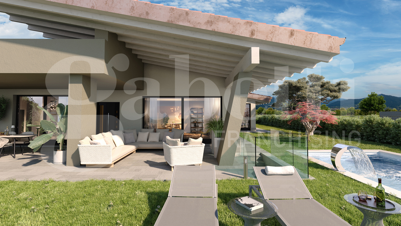 Villa con giardino a Trescore Balneario