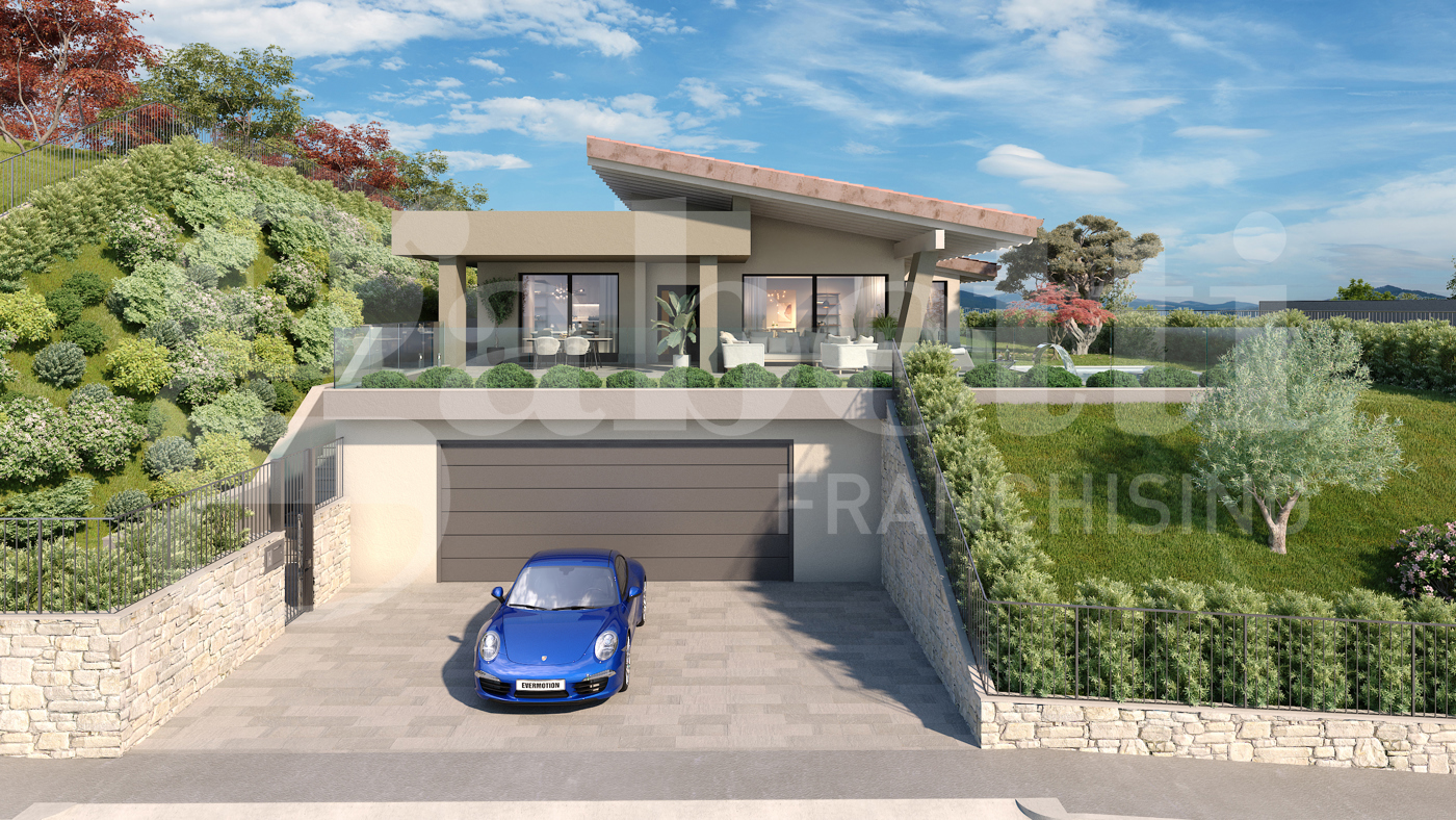 Villa con giardino a Trescore Balneario