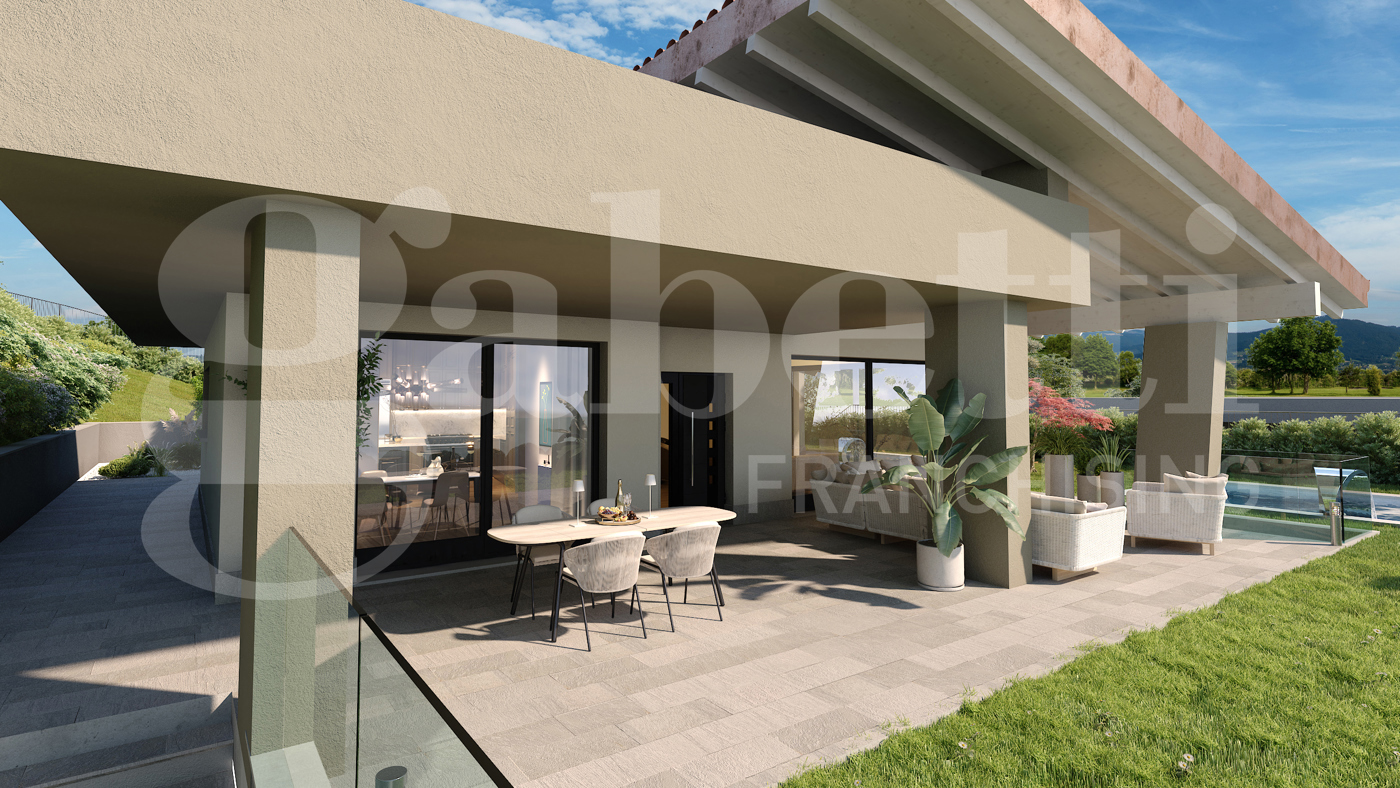 Villa con giardino a Trescore Balneario