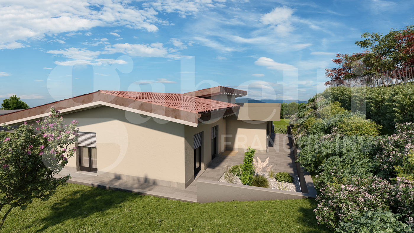 Villa con giardino a Trescore Balneario