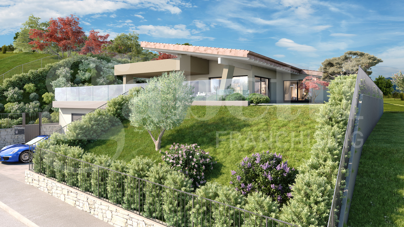 Villa con giardino a Trescore Balneario