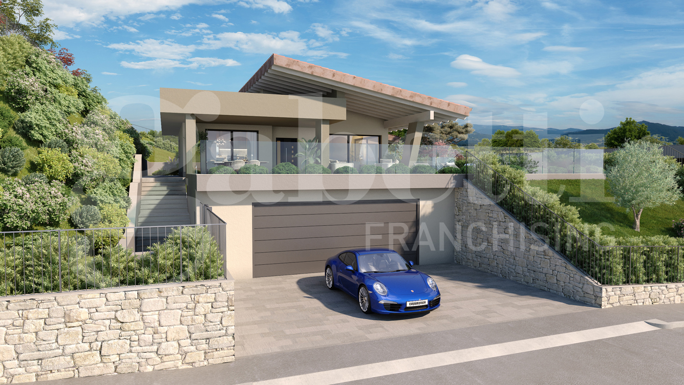 Villa con giardino a Trescore Balneario