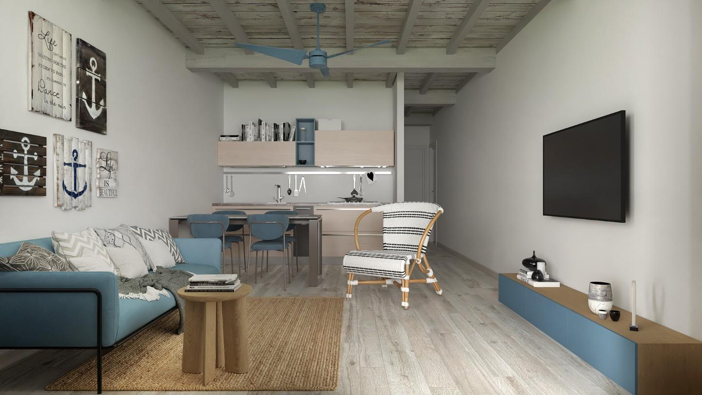 Trilocale con giardino a Piombino