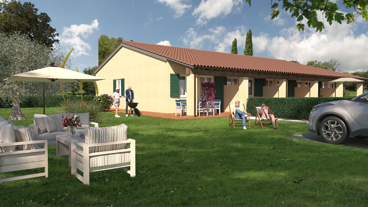 Trilocale con giardino a Piombino