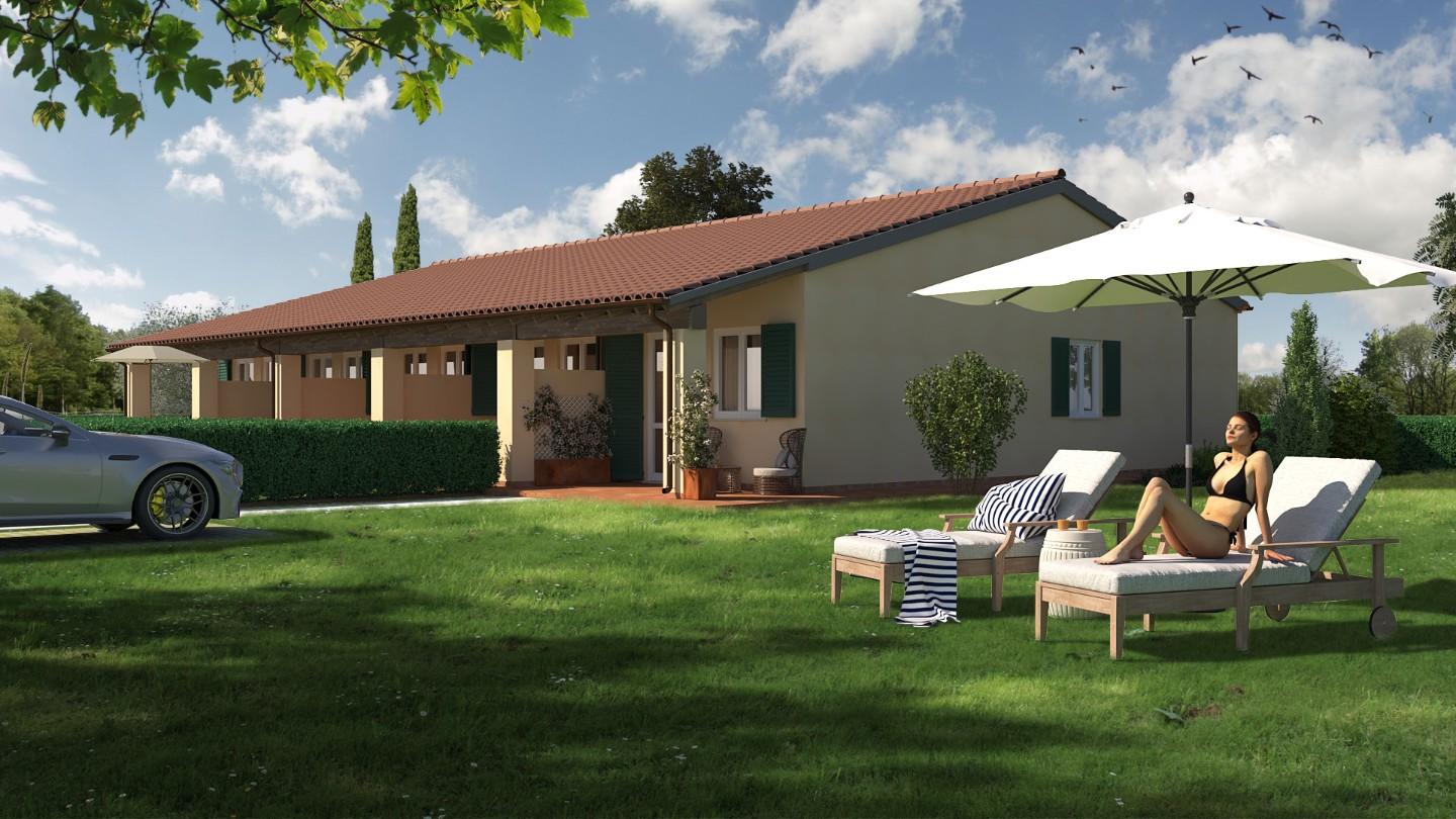 Trilocale con giardino a Piombino