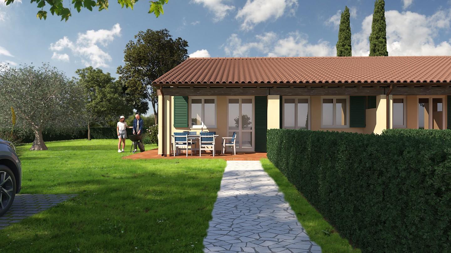 Trilocale con giardino a Piombino