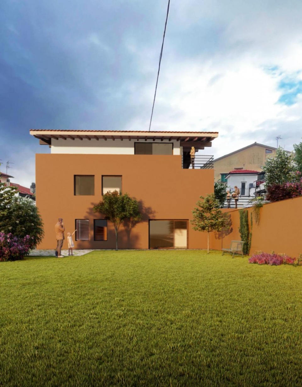 Quadrilocale con giardino a Carmignano