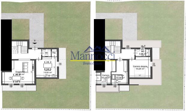 Villa Trifamiliari con giardino, Cascina pettori