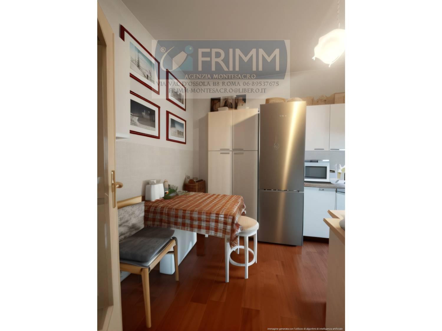 Trilocale con box doppio a Roma