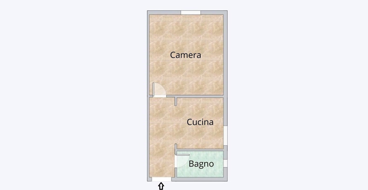 Monolocale arredato in affitto a Roma