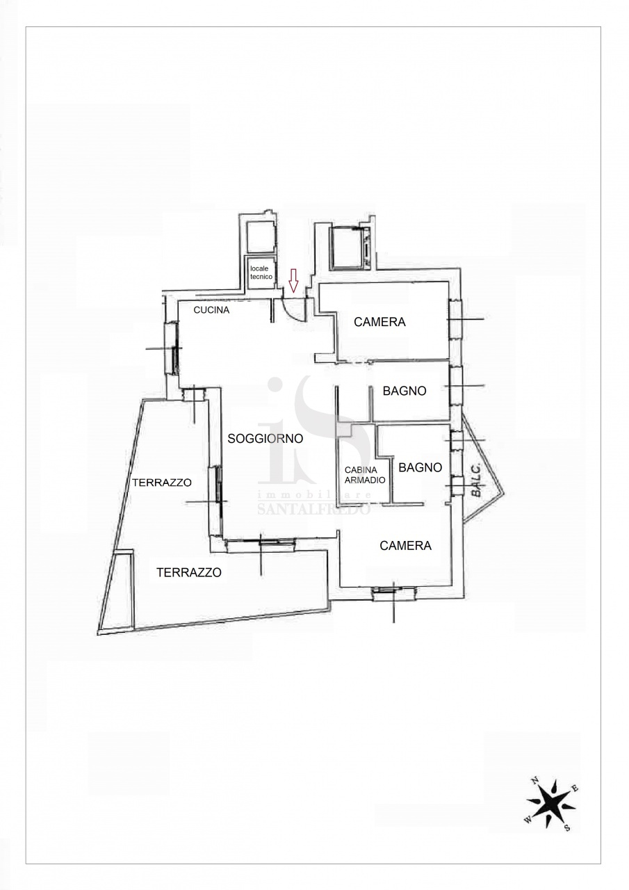 Trilocale con terrazzo in via adda, Concorezzo