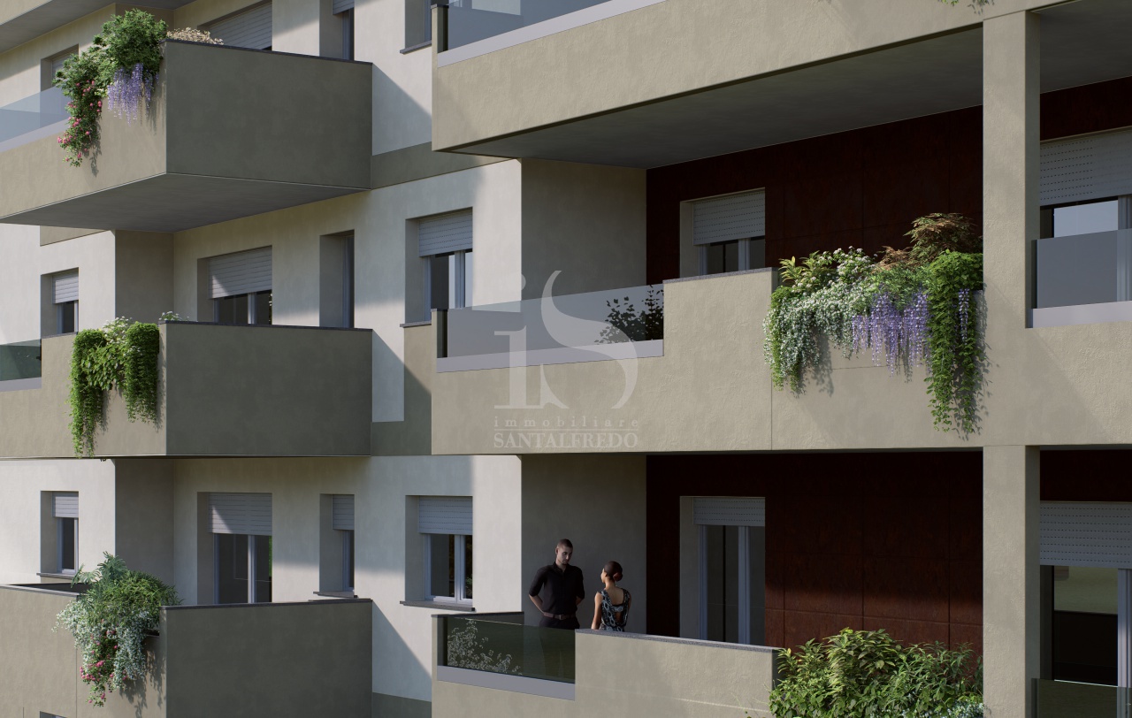 Bilocale con terrazzo in via pio x, Concorezzo