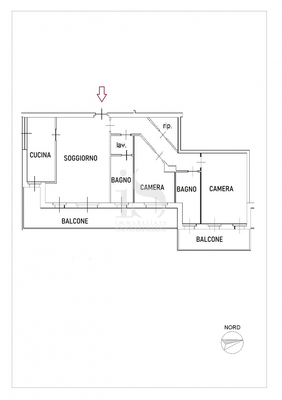 Trilocale con box in via silvio pellico, Agrate Brianza