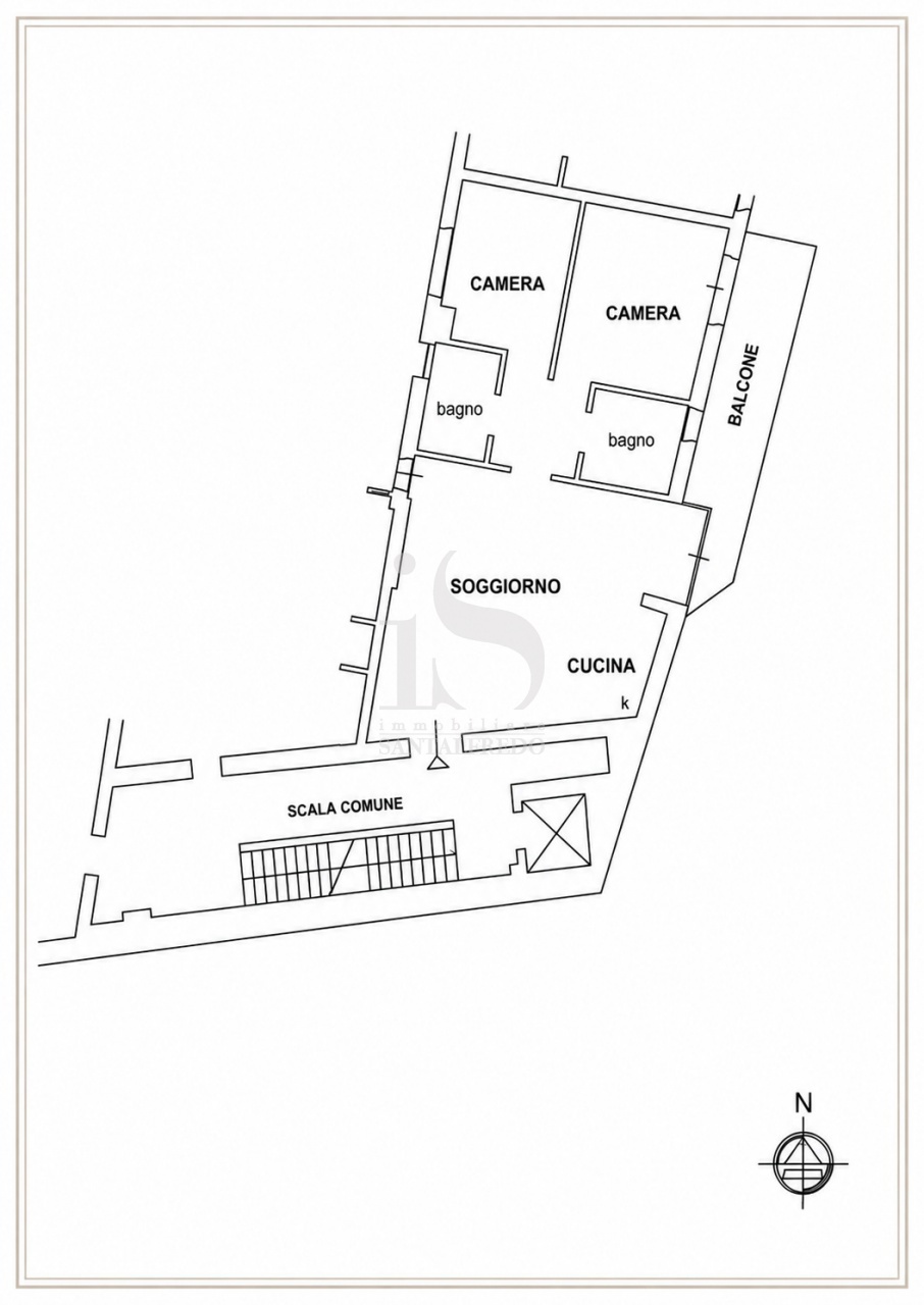 Trilocale in vendita in via manzoni, Concorezzo