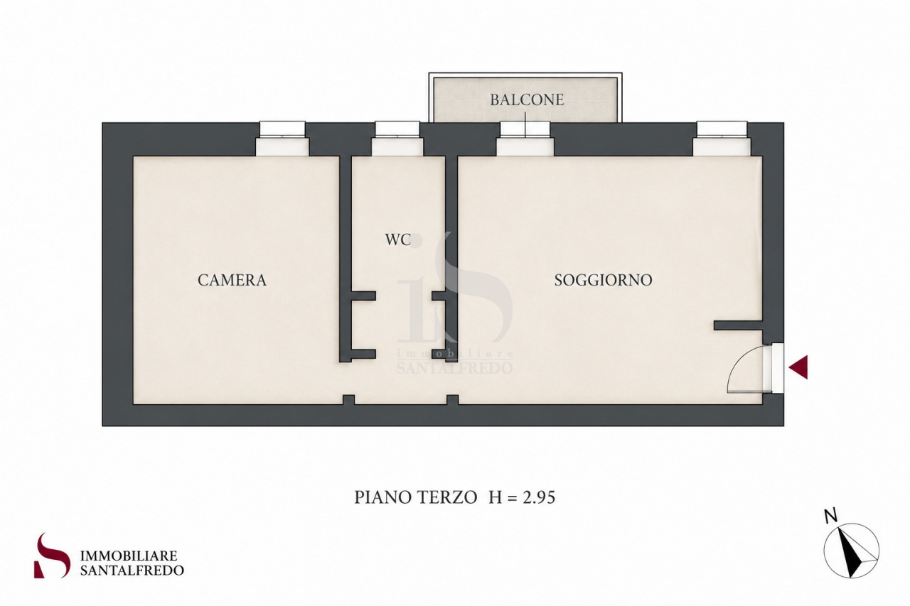 Bilocale da ristrutturare in via alfonso la marmora, Lecco