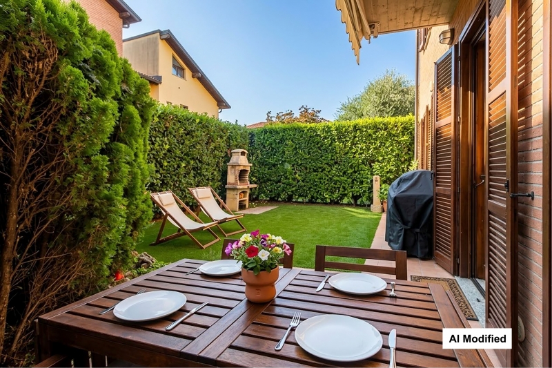 Bilocale con giardino a Castiglione Olona